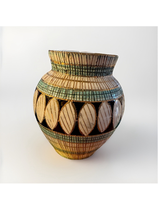 formenton Other - Vintage Formenton Italian Striped Numbered vase 60s / 4” Height, 3.25” Width